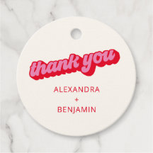 Retro Moderno Groovy Negrito Rosa Vermelho Persona