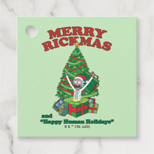 Etiquetas Para Lembrancinhas Rick e Morty Rickmas de Feliz do Portal