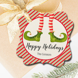 Etiquetas Para Lembrancinhas Rico de Férias do Elfo de Natal