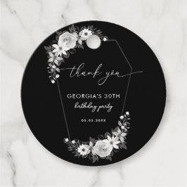 Etiquetas Para Lembrancinhas Rip To My 20 Black aniversário de 30 anos Obrigado