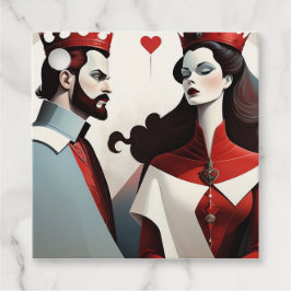 Etiquetas Para Lembrancinhas Roi et reine de cœur