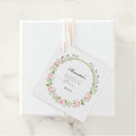 Etiquetas Para Lembrancinhas Romance Corado: Rosas Cor-de-Rosa & Respiro de Beb