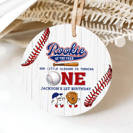 Etiquetas Para Lembrancinhas Rookie do Ano primeiro aniversario Baseball