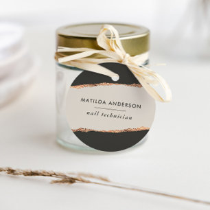 Etiquetas Para Lembrancinhas Rosa dourado brilho preto, orçamento elegante mode