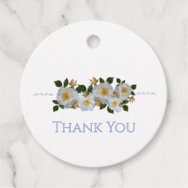 Etiquetas Para Lembrancinhas Rosas brancas Personalizadas 