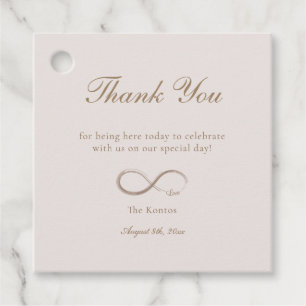 Etiquetas Para Lembrancinhas Rosas claro De Amor Infinito Obrigado Casamento 