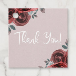 Etiquetas Para Lembrancinhas Rosas Verde Água Bege Burgundy Casamento