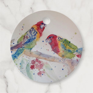 Etiquetas Para Lembrancinhas Rosella (Espanha) - Arte aquarela