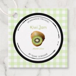 Etiquetas Para Lembrancinhas Rótulo de Geleia de Kiwi Caseira Com Ingredientes