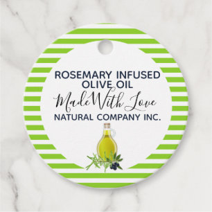 Etiquetas Para Lembrancinhas Rótulo de produtos derivados de azeite Rosemary