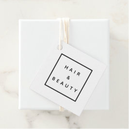 Etiquetas Para Lembrancinhas Rótulo de promoção comercial estilista HAIR + BEAU