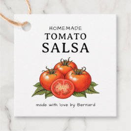 Etiquetas Para Lembrancinhas rótulo de Salsa de Tomate