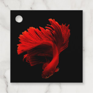 Etiquetas Para Lembrancinhas Ruby Red Siamese Fighting Fish