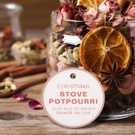 Etiquetas Para Lembrancinhas Rustic Christmas Stove Potpourri
