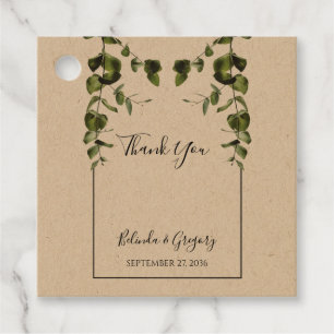 Etiquetas Para Lembrancinhas Rustic Eucalyptus Deixa Presente De Casamento