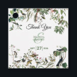 Etiquetas Para Lembrancinhas Rustic Eucalyptus Deixa Vintage Greenery Casamento<br><div class="desc">Um belo design de cartão de favor com folhas rústicas de eucalipto,  verde-safra e aves. Um design elegante ideal para qualquer tema de casamento. O reverso do cartão mostra um monograma minimalista. Os convites de casamento e outros artigos de papelaria também estão disponíveis.</div>