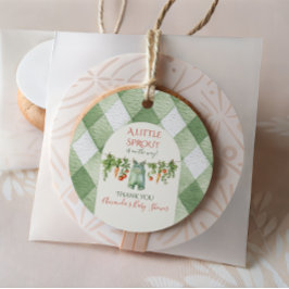 Etiquetas Para Lembrancinhas Rustic Gender Neutral Little Sprout Baby Shower