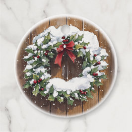 Etiquetas Para Lembrancinhas Rustic Wreath