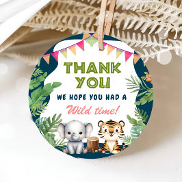 Etiquetas Para Lembrancinhas Safari Wild One primeiro aniversario