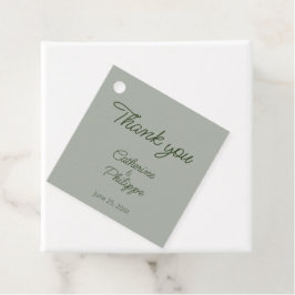 Etiquetas Para Lembrancinhas Sage Green Wedding Tags Minimalista