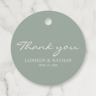 Etiquetas Para Lembrancinhas Sage Greenery Wedding