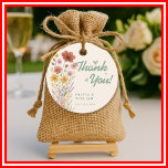 Etiquetas Para Lembrancinhas Sage Verde Flores Silvestres Casamento Agradecimen<br><div class="desc">Etiquetas de Agradecimento para Bodas com Flores Silvestres em Verde Sálvia | Etiquetas de Presente Florais Botânicas Rústicas</div>