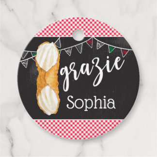 Etiquetas Para Lembrancinhas Sagrado Cannoli Aniversário Circle Favor Tag