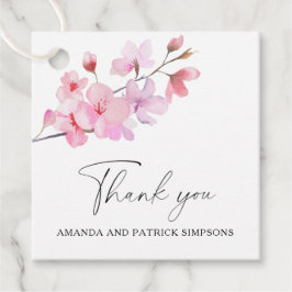 Etiquetas Para Lembrancinhas Sakura - Agradecimento de Casamento