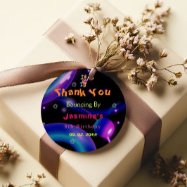 Etiquetas Para Lembrancinhas Saltar Trampoline festa de aniversário de menina c