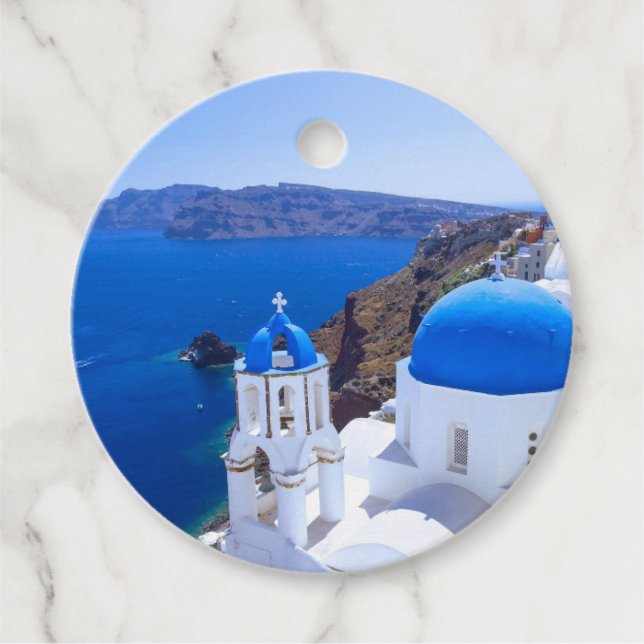 Etiquetas Para Lembrancinhas Santorini (Frente)