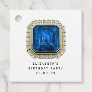 Etiquetas Para Lembrancinhas Sapphire Setembro Birthstone