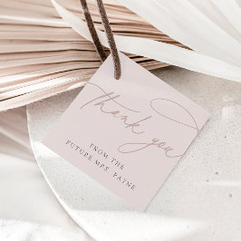 Etiquetas Para Lembrancinhas Script Simples | Agradecimento Personalizado Elega