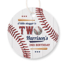 Segundo aniversário de beisebol para rapazes