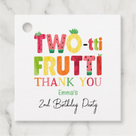 Etiquetas Para Lembrancinhas Segundo aniversário De Fruta De Frutti Cutie Duas