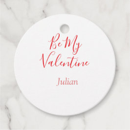 Etiquetas Para Lembrancinhas Seja meu valentim nome vermelho elegante casal 