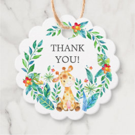 Etiquetas Para Lembrancinhas Selgle Giraffe - Chá de fraldas Favorita a Etiquet