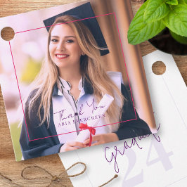 Etiquetas Para Lembrancinhas Selo de Envelope de Graduação de Foto Na moda mode