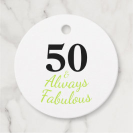 Etiquetas Para Lembrancinhas Sempre 50 e Fabuloso Aniversário