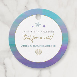 Etiquetas Para Lembrancinhas Seren Sereid Tail for a Veil Bachelorette Ocean