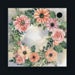 Etiquetas Para Lembrancinhas Serene Garden Wreath: Pastel Floral Elegance<br><div class="desc">Descubra a elegância calmante do nosso design de "Serene Garden Wreath". Esta bela peça apresenta um fundo de aquarela em tons azuis suaves e cinzas amarelas suaves, criando um pano de fundo sereno para o seu evento. No coração do design, uma delicada coroa de lenços verdes cerca rosas encantadoras e...</div>