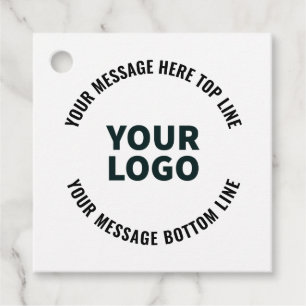 Etiquetas Para Lembrancinhas Seu Design de logotipo ou imagem   Texto editável 