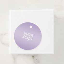 Etiquetas Para Lembrancinhas Seu Logotipo & Moderno Ombre Simples | Lavanda