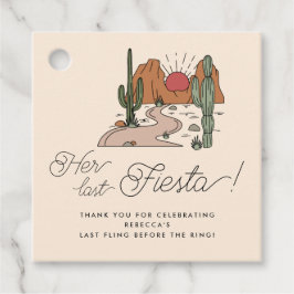 Etiquetas Para Lembrancinhas Seu Último Favor do Deserto de Fiesta Boho