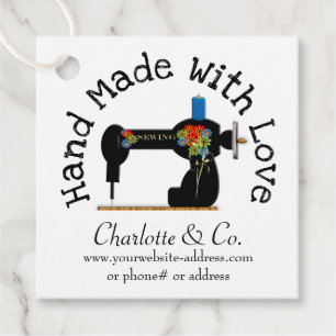 Etiquetas Para Lembrancinhas Sewing Handmade With Love Product Obrigado
