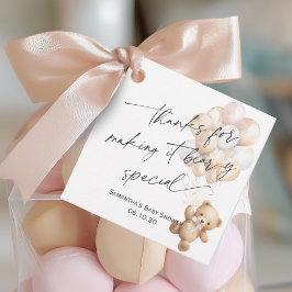 Etiquetas Para Lembrancinhas Sexo Neutro Podemos Esperar Um Urso De Teddy Bonit