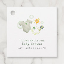 Sexo Neutro Sage Green Baby Clothes Toys Chá