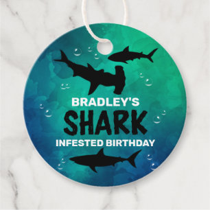 Etiquetas Para Lembrancinhas Shark Intestou Qualquer Marca Favorecida De Festa