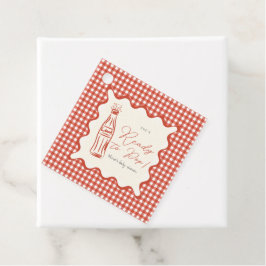 Etiquetas Para Lembrancinhas She’s ready to pop baby shower