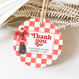 Etiquetas Para Lembrancinhas She's Ready to Pop Baby Shower Favor Tags