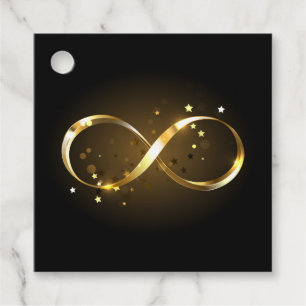 Etiquetas Para Lembrancinhas Símbolo Infinity do ouro